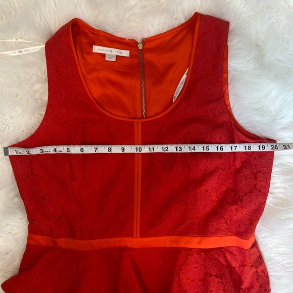 #495 BOSTON PROPER Peplum Dress size 16 - Picture 8 of 11